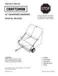 Craftsman 486.24229 Operator`s manual
