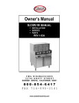 CMA Dishmachines CMA-GL-C Owner`s manual