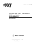 Agilent Technologies E1343A Service manual