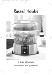 3 tier steamer - Russell Hobbs