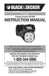 Black & Decker BD168F Instruction manual