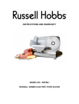 Russell Hobbs RHFS01 Instruction manual