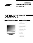 Samsung SyncMaster 170MP PLUS Service manual