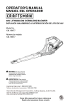 Craftsman 138. 99077 Operator`s manual