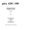 ADC 100 User manual