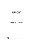 Epson Endeavor P60 User`s guide