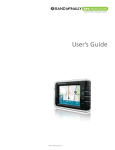 Rand McNally gps navigator User`s guide