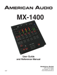 American Audio 4295 User guide