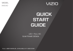 Vizio E420-AO User manual