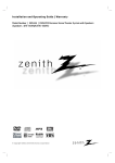Zenith XBS344 Owner`s manual
