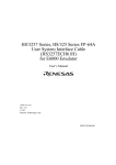 Renesas H8/3257 Series User`s manual