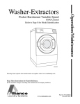 Alliance Laundry Systems CP040PMN1 Installation manual