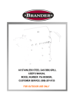 Brander PG-50506SRL User`s manual