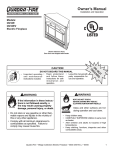 Quadra-Fire QV32E-B Owner`s manual