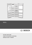 Bosch B22CS30SNS Owner`s manual