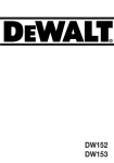 DeWalt DW153 Technical data