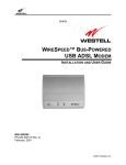 Westell Technologies WIRESPEED B90-36R305 User guide