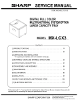 Sharp MX-LCX3 Service manual