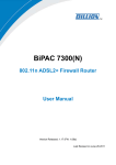 Billion BiPAC 7300N User manual