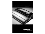 Coustic AMP-401DB Owner`s manual