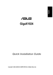 Asus GigaX1024 Installation guide