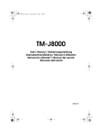 Epson TM-J8000 User`s manual