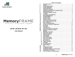 Digital Spectrum MemoryFrame MF-1041 User manual