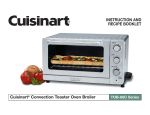 INSTRUCTION AND RECIPE BOOKLET Cuisinart® Convection