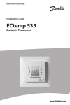 Danfoss ECtemp 535 Installation guide