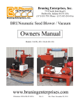 BROWN RIDE-ON BLOWER-VAC Operator`s manual