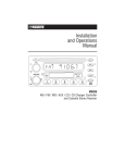 Magnadyne M9999 Operating instructions