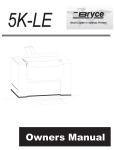 Bryce 5K-LE Specifications