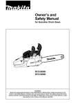 Makita DCS 6000I Technical data