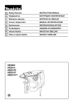 Makita HR2810T Instruction manual