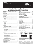 Carrier 59MN7A Instruction manual