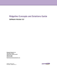 Extreme Networks Ridgeline Guide Specifications