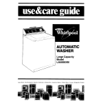 Whirlpool LA5000XM Operating instructions