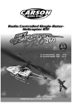 Carson Mini Tyrann Pro 260 Instruction manual