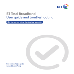 BT Total Hub Fibre User guide