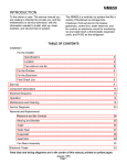 Scotsman NM650 Service manual