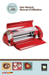 Cricut Cake Personal Electronic Cutter User manual