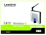 Cisco LINKSYS WAG54GS (EU) User guide