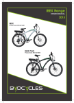 Byocycles IBEX Range BYO-2014IBX User guide