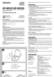 Aiwa XP-ZV550 Operating instructions
