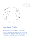 Avigilon 1.0-H3-D1-IR Installation guide