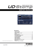 Yamaha UD-Stomp Service manual