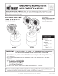Mr. Heater MH15T Operating instructions