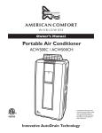 American Comfort Worldwide ACW500 Owner`s manual