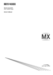 Myryad MXV4000 Owner`s manual