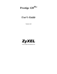 ZyXEL Communications P-128MH User`s guide